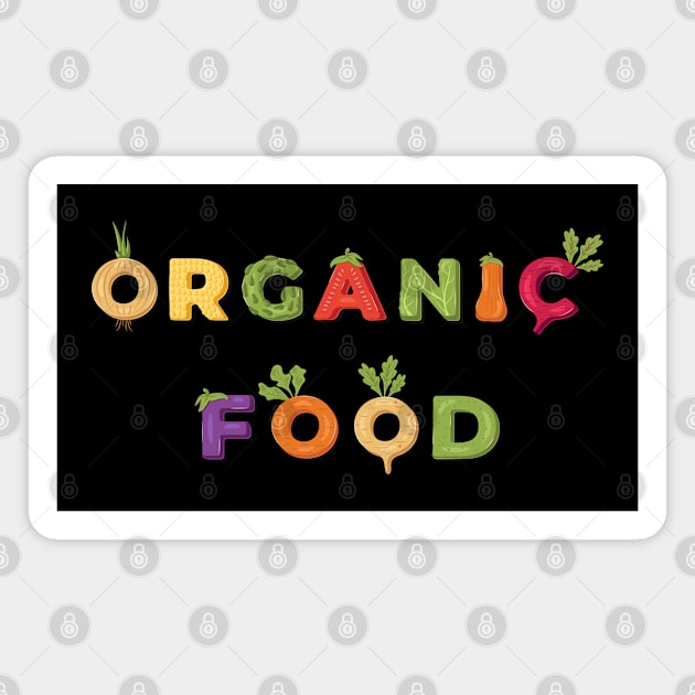 Organic Food Concept Magnet by Mako Design 